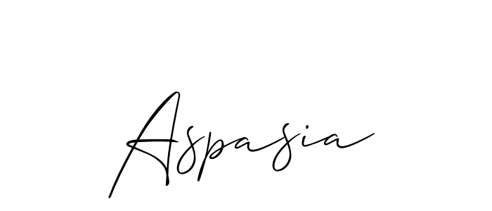 It looks lik you need a new signature style for name Aspasia. Design unique handwritten (Allison_Script) signature with our free signature maker in just a few clicks. Aspasia signature style 2 images and pictures png