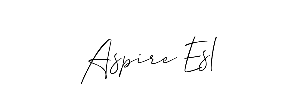 Check out images of Autograph of Aspire Esl name. Actor Aspire Esl Signature Style. Allison_Script is a professional sign style online. Aspire Esl signature style 2 images and pictures png