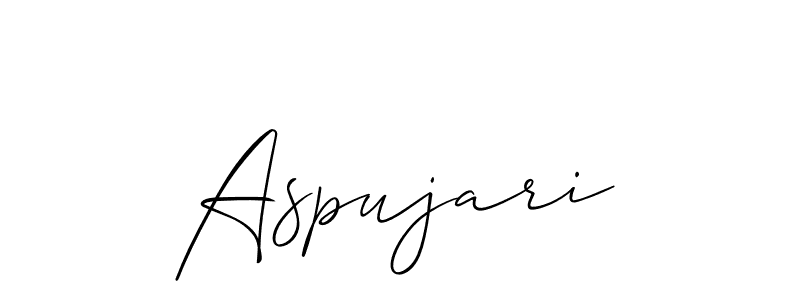 Best and Professional Signature Style for Aspujari. Allison_Script Best Signature Style Collection. Aspujari signature style 2 images and pictures png