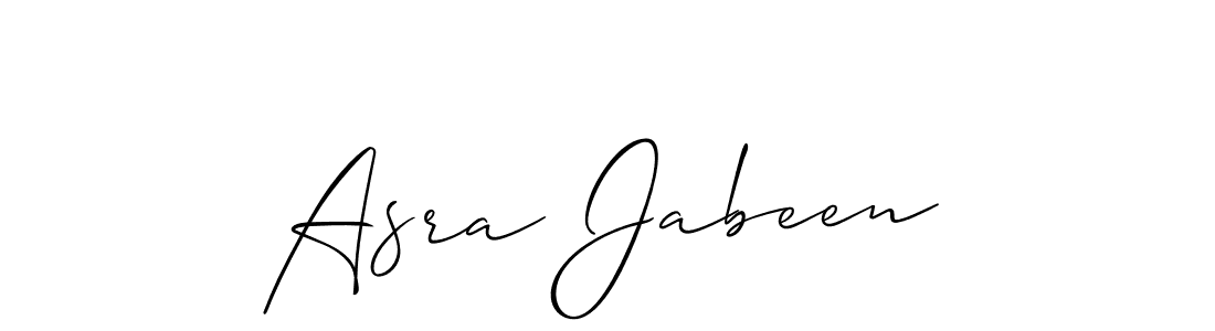 Once you've used our free online signature maker to create your best signature Allison_Script style, it's time to enjoy all of the benefits that Asra Jabeen name signing documents. Asra Jabeen signature style 2 images and pictures png