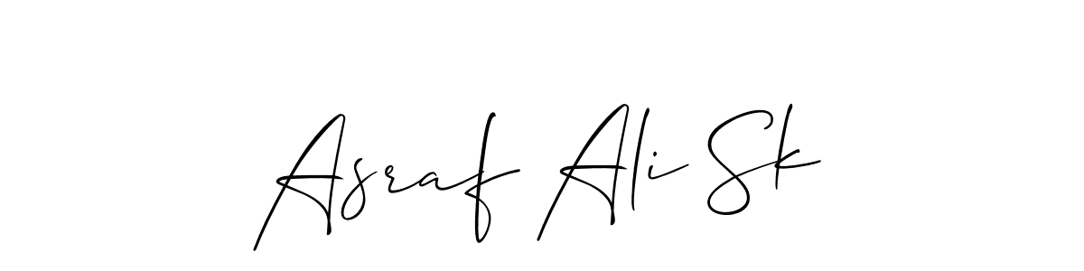 Make a beautiful signature design for name Asraf Ali Sk. Use this online signature maker to create a handwritten signature for free. Asraf Ali Sk signature style 2 images and pictures png