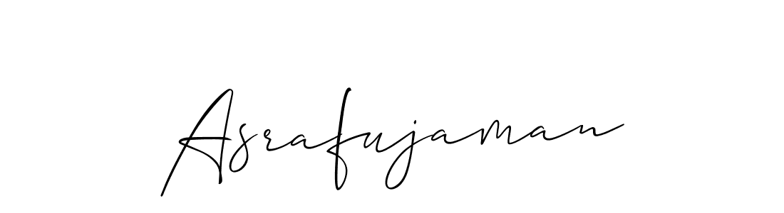 Design your own signature with our free online signature maker. With this signature software, you can create a handwritten (Allison_Script) signature for name Asrafujaman. Asrafujaman signature style 2 images and pictures png