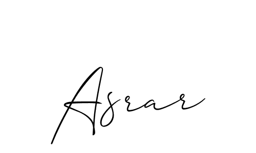 How to Draw Asrar signature style? Allison_Script is a latest design signature styles for name Asrar. Asrar signature style 2 images and pictures png