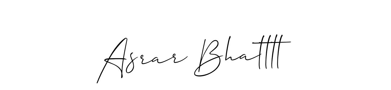 How to make Asrar Bhattlt signature? Allison_Script is a professional autograph style. Create handwritten signature for Asrar Bhattlt name. Asrar Bhattlt signature style 2 images and pictures png