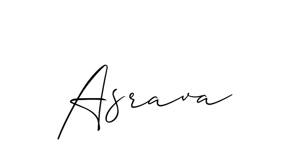 You should practise on your own different ways (Allison_Script) to write your name (Asrava) in signature. don't let someone else do it for you. Asrava signature style 2 images and pictures png