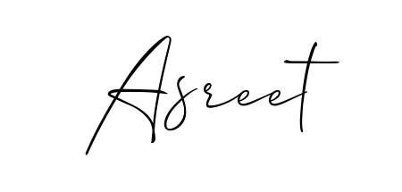 Give your name Asreet an exquisite flair with the Allison_Script script font. Ideal for contracts, resumes, and formal letterheads. Asreet signature style 2 images and pictures png