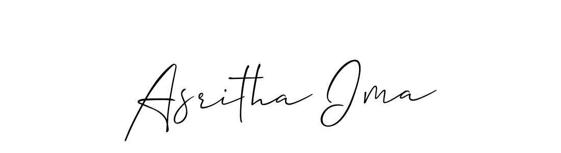 Best and Professional Signature Style for Asritha Ima. Allison_Script Best Signature Style Collection. Asritha Ima signature style 2 images and pictures png