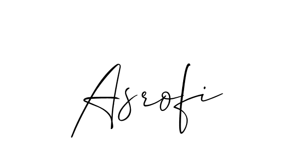 Make a beautiful signature design for name Asrofi. Use this online signature maker to create a handwritten signature for free. Asrofi signature style 2 images and pictures png