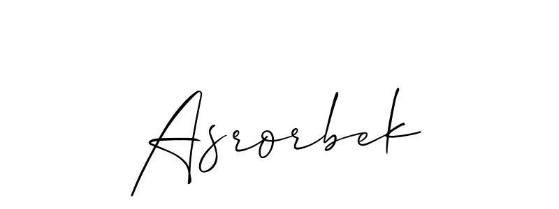 Similarly Allison_Script is the best handwritten signature design. Signature creator online .You can use it as an online autograph creator for name Asrorbek. Asrorbek signature style 2 images and pictures png