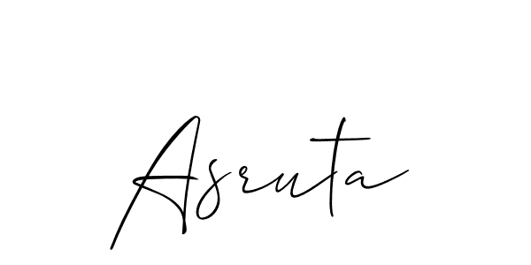 Make a short Asruta signature style. Manage your documents anywhere anytime using Allison_Script. Create and add eSignatures, submit forms, share and send files easily. Asruta signature style 2 images and pictures png