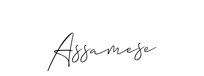 The best way (Allison_Script) to make a short signature is to pick only two or three words in your name. The name Assamese include a total of six letters. For converting this name. Assamese signature style 2 images and pictures png