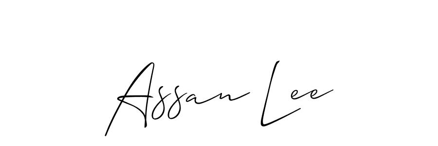 Check out images of Autograph of Assan Lee name. Actor Assan Lee Signature Style. Allison_Script is a professional sign style online. Assan Lee signature style 2 images and pictures png
