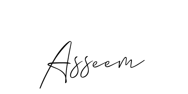 You should practise on your own different ways (Allison_Script) to write your name (Asseem) in signature. don't let someone else do it for you. Asseem signature style 2 images and pictures png