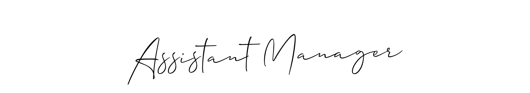 Here are the top 10 professional signature styles for the name Assistant Manager. These are the best autograph styles you can use for your name. Assistant Manager signature style 2 images and pictures png