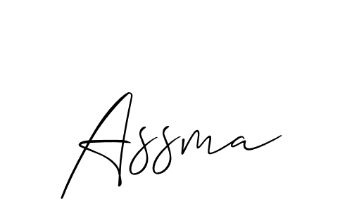 Make a short Assma signature style. Manage your documents anywhere anytime using Allison_Script. Create and add eSignatures, submit forms, share and send files easily. Assma signature style 2 images and pictures png