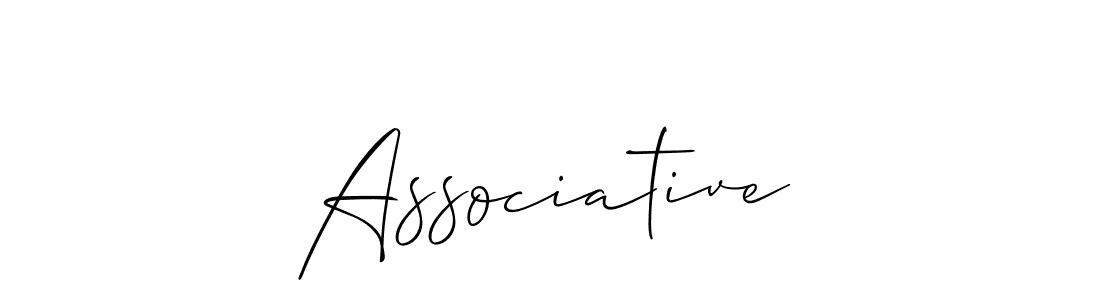 Make a beautiful signature design for name Associative. Use this online signature maker to create a handwritten signature for free. Associative signature style 2 images and pictures png