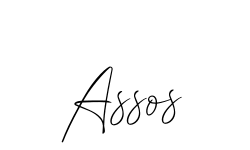 You should practise on your own different ways (Allison_Script) to write your name (Assos) in signature. don't let someone else do it for you. Assos signature style 2 images and pictures png