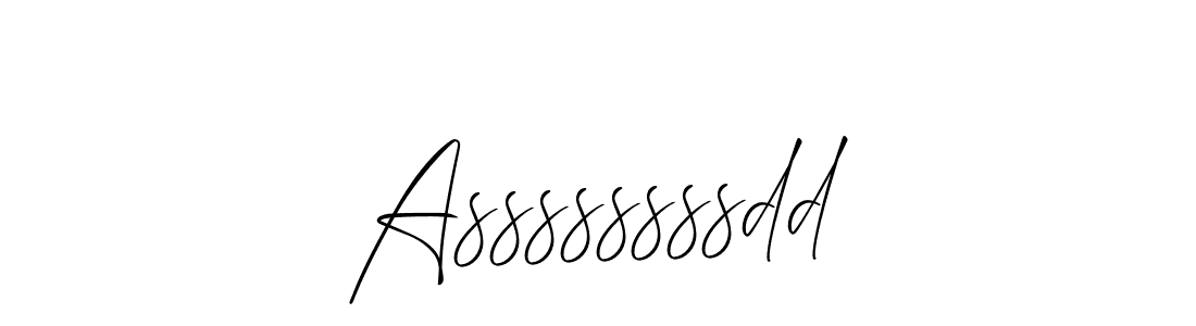 Use a signature maker to create a handwritten signature online. With this signature software, you can design (Allison_Script) your own signature for name Assssssssdd. Assssssssdd signature style 2 images and pictures png