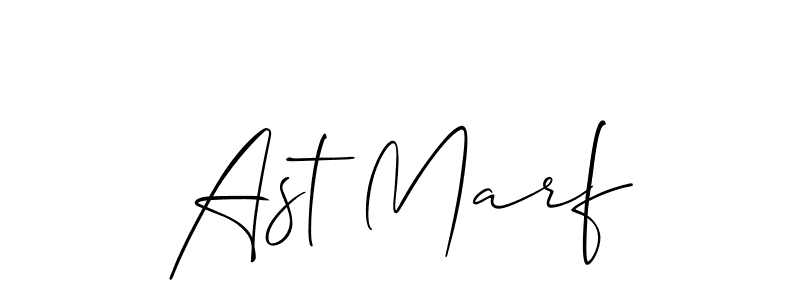 Make a beautiful signature design for name Ast Marf. Use this online signature maker to create a handwritten signature for free. Ast Marf signature style 2 images and pictures png