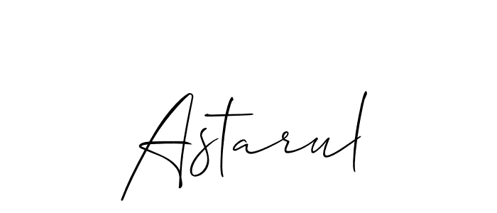 Also we have Astarul name is the best signature style. Create professional handwritten signature collection using Allison_Script autograph style. Astarul signature style 2 images and pictures png