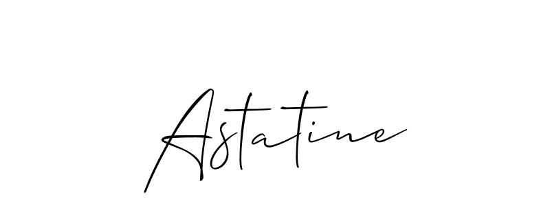 Allison_Script is a professional signature style that is perfect for those who want to add a touch of class to their signature. It is also a great choice for those who want to make their signature more unique. Get Astatine name to fancy signature for free. Astatine signature style 2 images and pictures png
