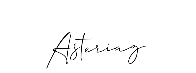 How to Draw Asteriag signature style? Allison_Script is a latest design signature styles for name Asteriag. Asteriag signature style 2 images and pictures png