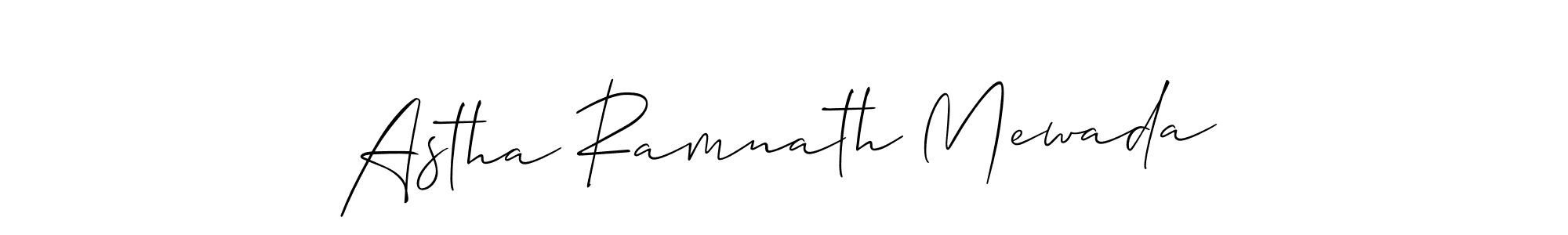 Also You can easily find your signature by using the search form. We will create Astha Ramnath Mewada name handwritten signature images for you free of cost using Allison_Script sign style. Astha Ramnath Mewada signature style 2 images and pictures png