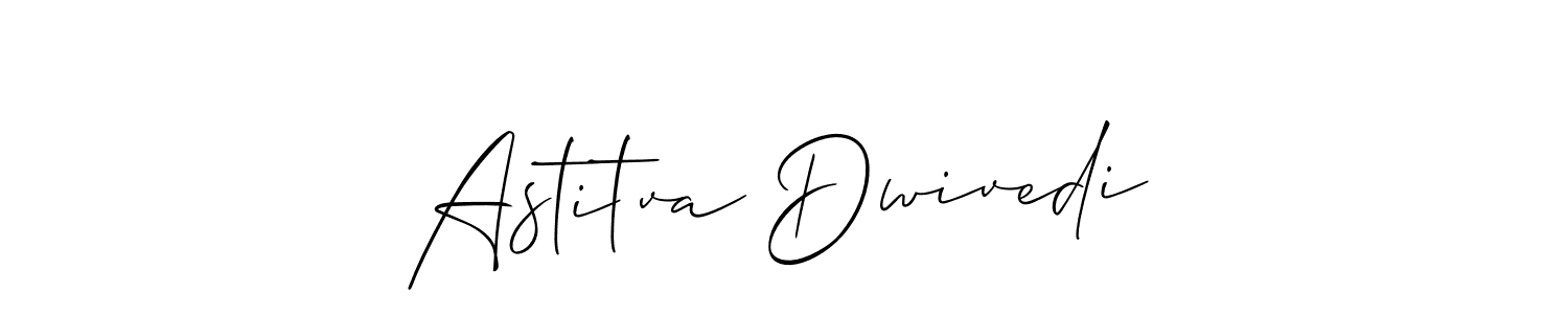 The best way (Allison_Script) to make a short signature is to pick only two or three words in your name. The name Astitva Dwivedi include a total of six letters. For converting this name. Astitva Dwivedi signature style 2 images and pictures png