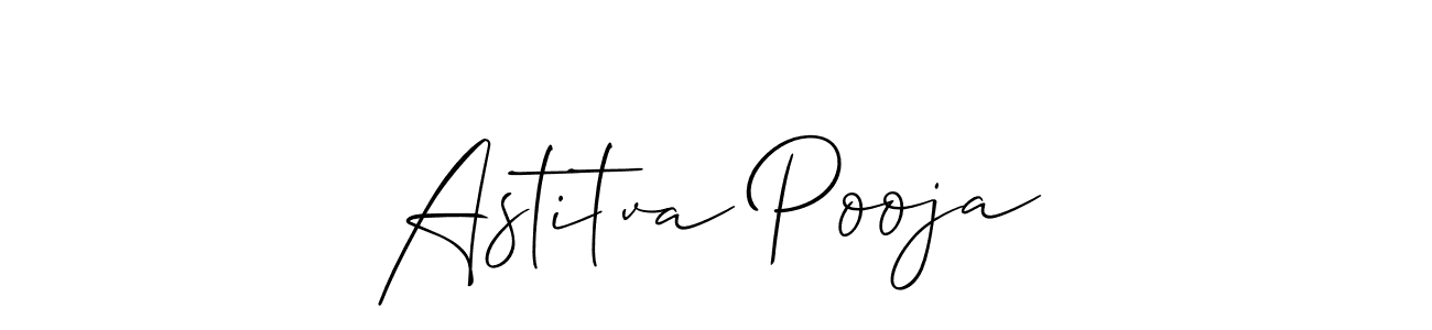 This is the best signature style for the Astitva Pooja name. Also you like these signature font (Allison_Script). Mix name signature. Astitva Pooja signature style 2 images and pictures png