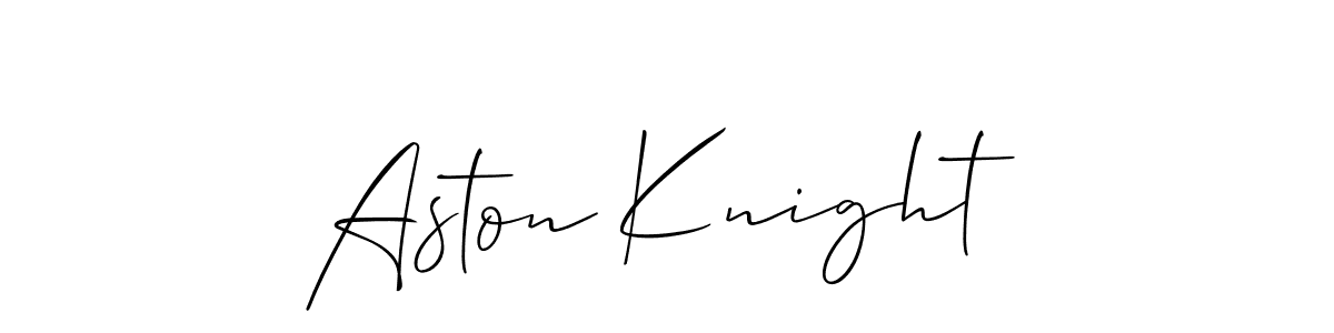 Make a beautiful signature design for name Aston Knight. Use this online signature maker to create a handwritten signature for free. Aston Knight signature style 2 images and pictures png