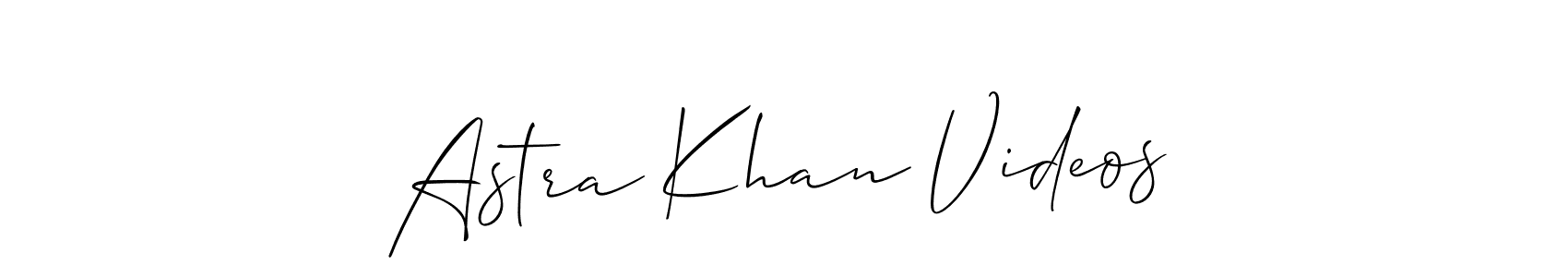 if you are searching for the best signature style for your name Astra Khan Videos. so please give up your signature search. here we have designed multiple signature styles  using Allison_Script. Astra Khan Videos signature style 2 images and pictures png