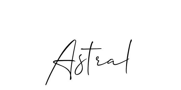 Make a short Astral signature style. Manage your documents anywhere anytime using Allison_Script. Create and add eSignatures, submit forms, share and send files easily. Astral signature style 2 images and pictures png