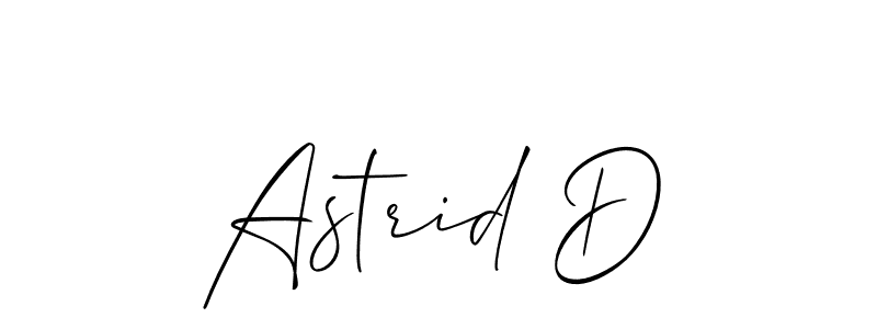 This is the best signature style for the Astrid D name. Also you like these signature font (Allison_Script). Mix name signature. Astrid D signature style 2 images and pictures png