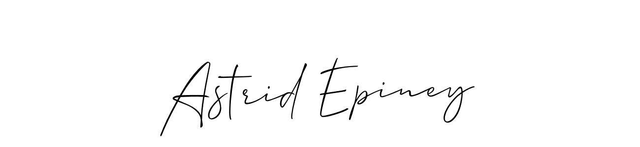 Create a beautiful signature design for name Astrid Epiney. With this signature (Allison_Script) fonts, you can make a handwritten signature for free. Astrid Epiney signature style 2 images and pictures png