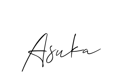 Best and Professional Signature Style for Asuka. Allison_Script Best Signature Style Collection. Asuka signature style 2 images and pictures png