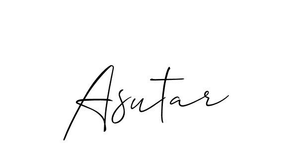 How to Draw Asutar signature style? Allison_Script is a latest design signature styles for name Asutar. Asutar signature style 2 images and pictures png