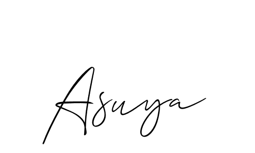 Make a short Asuya signature style. Manage your documents anywhere anytime using Allison_Script. Create and add eSignatures, submit forms, share and send files easily. Asuya signature style 2 images and pictures png