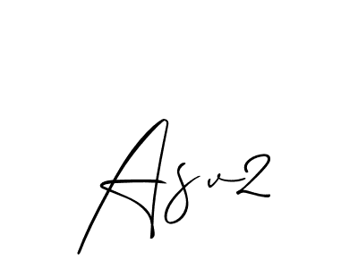 if you are searching for the best signature style for your name Asv2. so please give up your signature search. here we have designed multiple signature styles  using Allison_Script. Asv2 signature style 2 images and pictures png