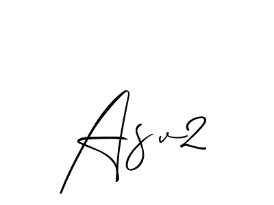 if you are searching for the best signature style for your name Asv2. so please give up your signature search. here we have designed multiple signature styles  using Allison_Script. Asv2 signature style 2 images and pictures png