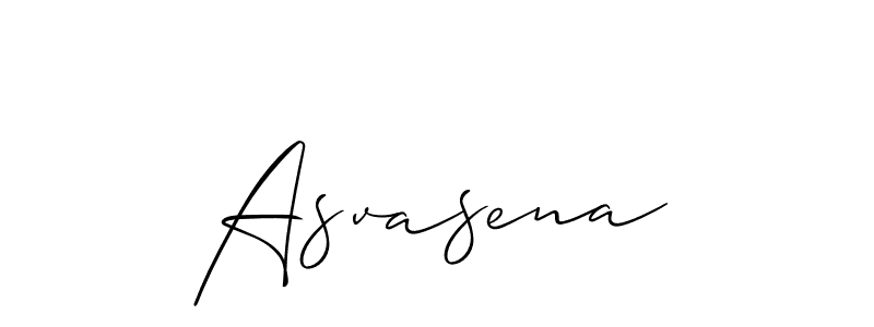 Make a beautiful signature design for name Asvasena. Use this online signature maker to create a handwritten signature for free. Asvasena signature style 2 images and pictures png