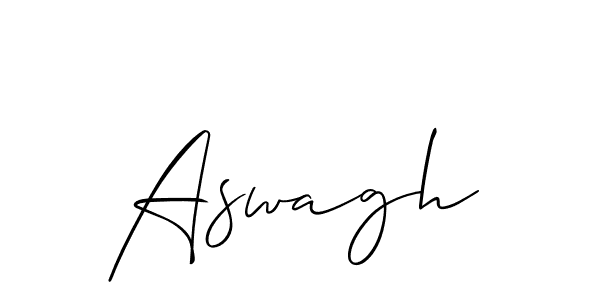 Make a beautiful signature design for name Aswagh. Use this online signature maker to create a handwritten signature for free. Aswagh signature style 2 images and pictures png