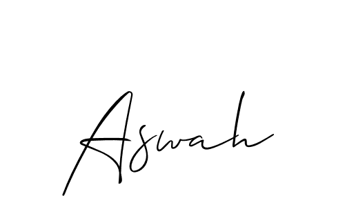 You can use this online signature creator to create a handwritten signature for the name Aswah. This is the best online autograph maker. Aswah signature style 2 images and pictures png