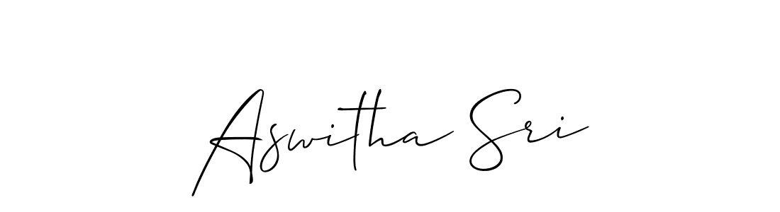 How to Draw Aswitha Sri signature style? Allison_Script is a latest design signature styles for name Aswitha Sri. Aswitha Sri signature style 2 images and pictures png