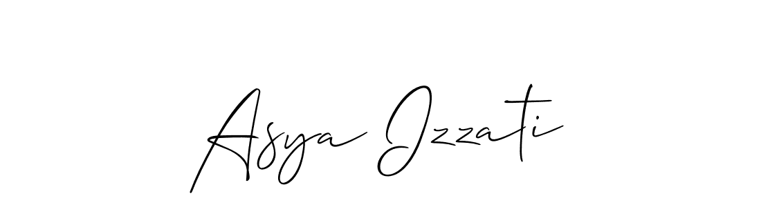 Make a beautiful signature design for name Asya Izzati. Use this online signature maker to create a handwritten signature for free. Asya Izzati signature style 2 images and pictures png