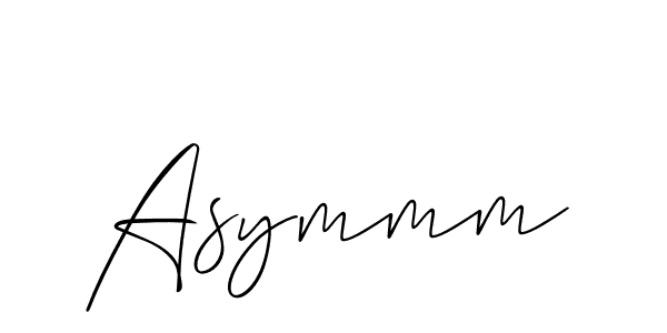 Similarly Allison_Script is the best handwritten signature design. Signature creator online .You can use it as an online autograph creator for name Asymmm. Asymmm signature style 2 images and pictures png
