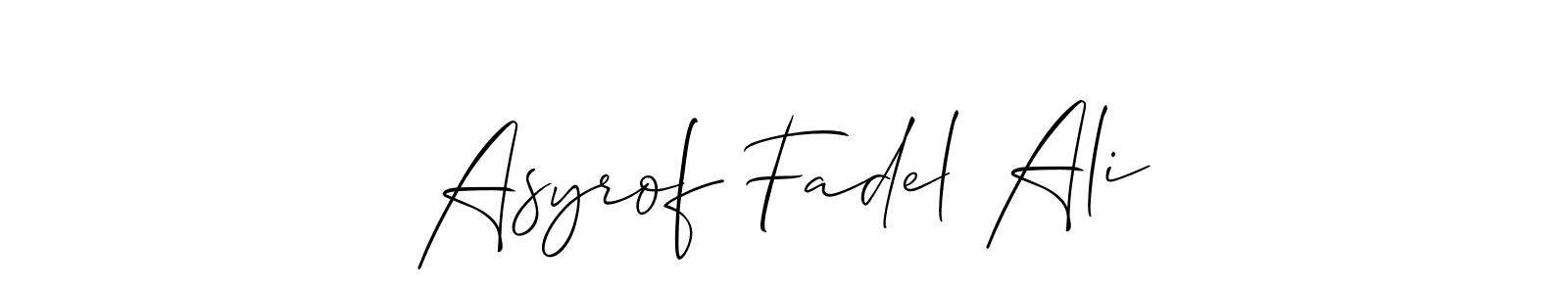 Once you've used our free online signature maker to create your best signature Allison_Script style, it's time to enjoy all of the benefits that Asyrof Fadel Ali name signing documents. Asyrof Fadel Ali signature style 2 images and pictures png