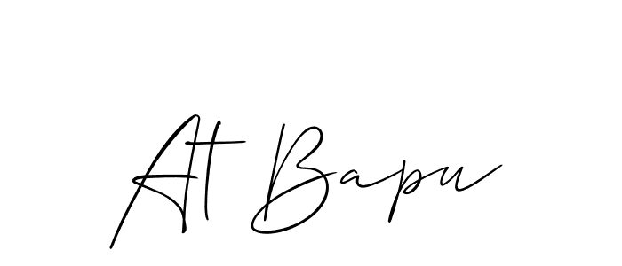 You can use this online signature creator to create a handwritten signature for the name At Bapu. This is the best online autograph maker. At Bapu signature style 2 images and pictures png