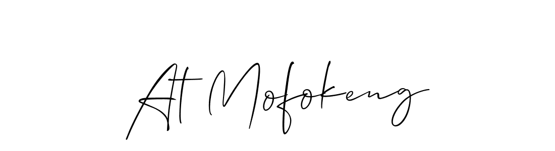Make a beautiful signature design for name At Mofokeng. Use this online signature maker to create a handwritten signature for free. At Mofokeng signature style 2 images and pictures png