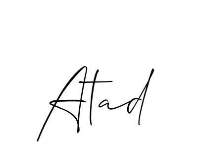 Also You can easily find your signature by using the search form. We will create Atad name handwritten signature images for you free of cost using Allison_Script sign style. Atad signature style 2 images and pictures png