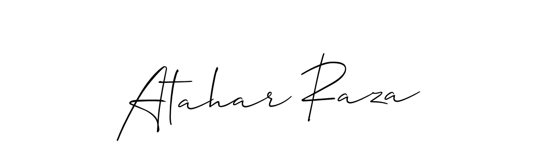 Once you've used our free online signature maker to create your best signature Allison_Script style, it's time to enjoy all of the benefits that Atahar Raza name signing documents. Atahar Raza signature style 2 images and pictures png